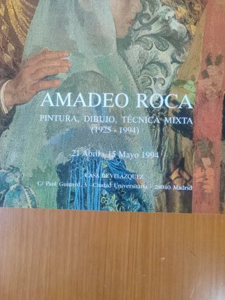Cartel Amadeo Roca 1994