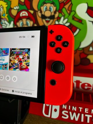 Nintendo Switch Oled + accesorios Originales funda