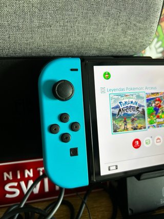 Nintendo Switch Oled + accesorios Originales funda