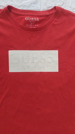 T-shirt Guess Rossa Taglia M