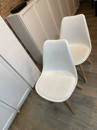 Mesa Ikea Melltorp Blanca + 2 Sillas