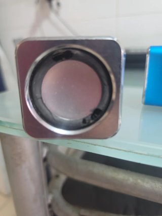 Altavoz Mini ASVARK MP3 iPhone 3/4 Azul/Plata