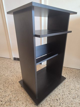 Mueble TV negro madera