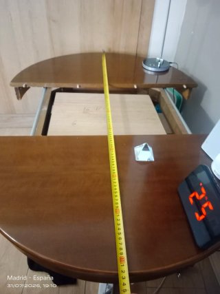 Mesa Plegable Madera Marrón