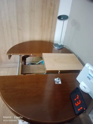 Mesa Plegable Madera Marrón