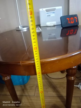 Mesa Plegable Madera Marrón