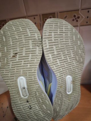 Zapatillas Adidas grises y moradas Talla 39 1/3