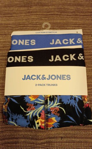 Lote 2 Calzoncillos Jack & Jones Talla L