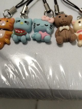 Colgantes xa movil. Pack. De 7 estilo Kawaii