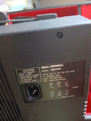 Proyector Bell & Howell 33SR