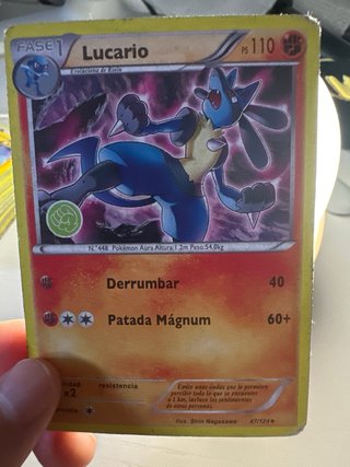 Carta Pokémon Lucario