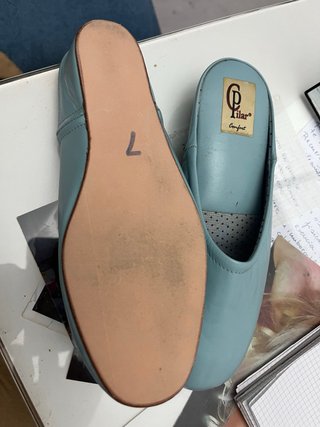 Zapatillas señora Pilar azul/teal