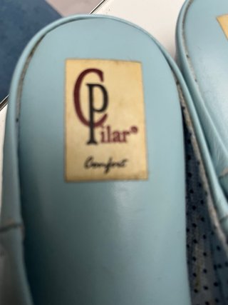 Zapatillas señora Pilar azul/teal