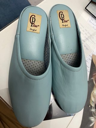 Zapatillas señora Pilar azul/teal