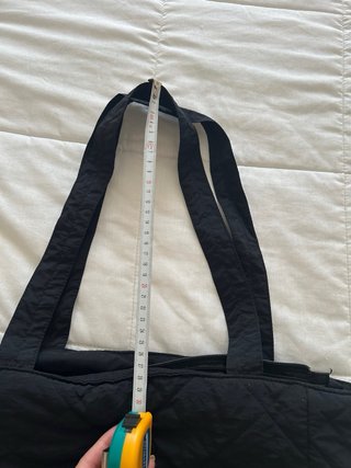 Bolso acolchado negro