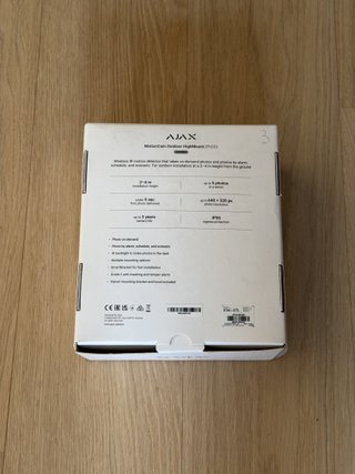 Ajax MotionCam Outdoor HighMount PhOD come nuovo