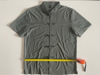 Camicia Coreana Kaki Uomo Taglia M