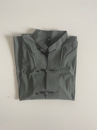 Camicia Coreana Kaki Uomo Taglia M