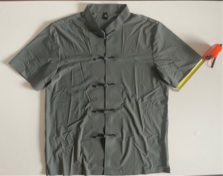 Camicia Coreana Kaki Uomo Taglia M