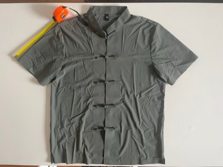 Camicia Coreana Kaki Uomo Taglia M