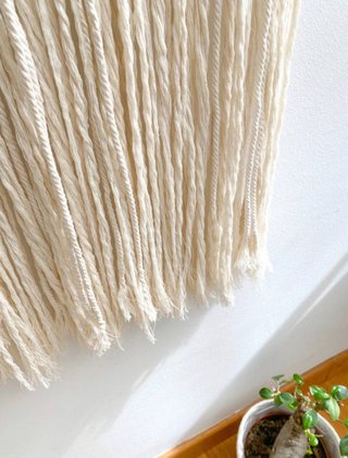 Tapiz macramé artesanal 115 x 128 cm