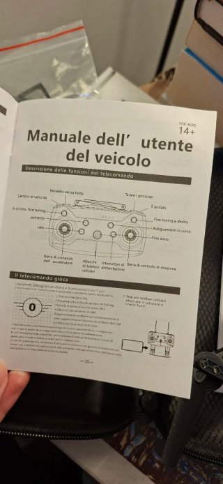 Mini drone pieghevole con telecamera
