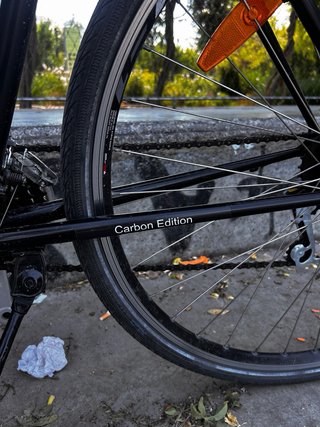 Bicicleta Negra Custom (Peugeot 100)