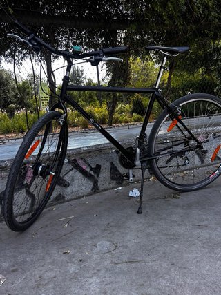 Bicicleta Negra Custom (Peugeot 100)