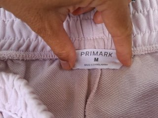 Pantalón corto rosa talla M Primark