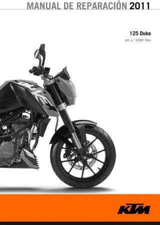 Manual Taller KTM Duke 125 2011