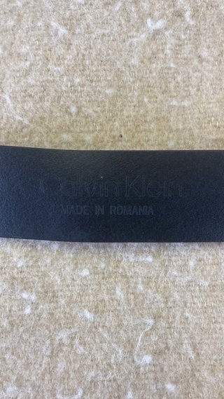 Cintura Calvin Klein Nera Fibbia CK