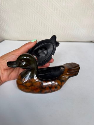 Cajita joyero con forma de pato vintage años 70