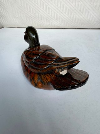 Cajita joyero con forma de pato vintage años 70