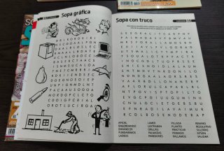 Lote 4 revistas sopas de letras sopilandia