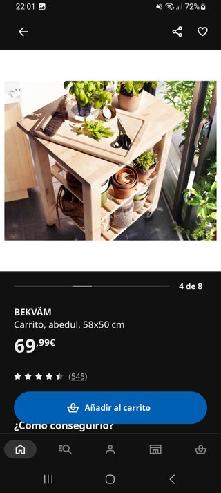 CARRO AUXILIAR IKEA BEKVÄM