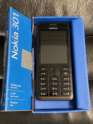 Móvil Nokia 301 Negro Sin Usar Caja Original