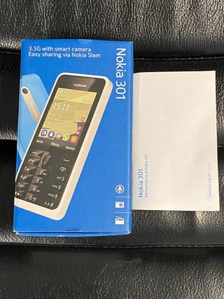 Móvil Nokia 301 Negro Sin Usar Caja Original