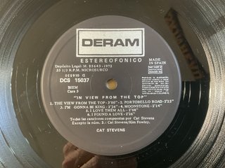Cat Stevens - The View From The Top x2 Vinilo