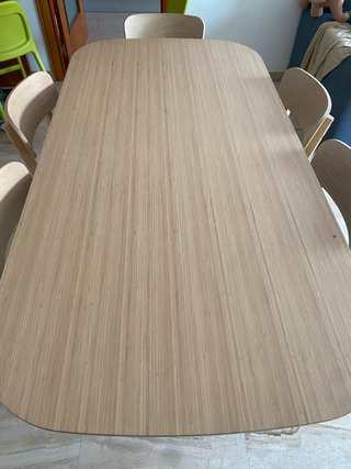 Mesa comedor IKEA madera redonda