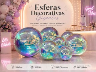 Pelotas decorativas gigantes - shiny ball