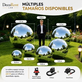 Pelotas decorativas gigantes - shiny ball