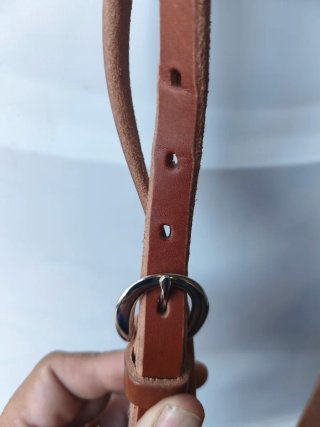 Cabezada caballo cuero nueva