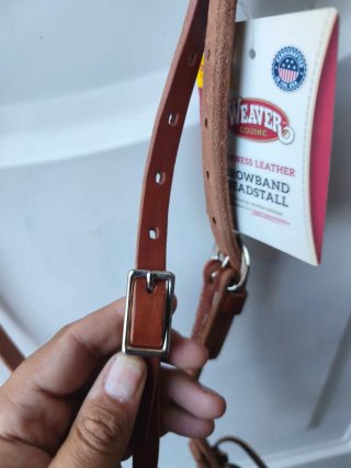 Cabezada caballo cuero nueva