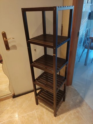Estantería de madera Ikea marrón
