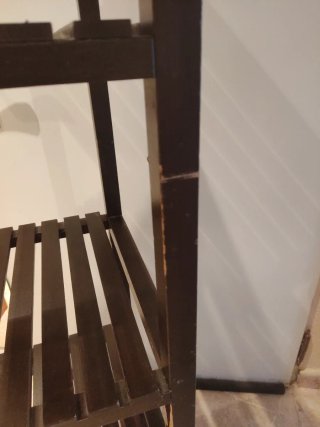 Estantería de madera Ikea marrón
