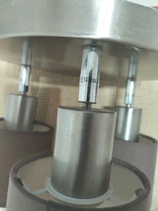 Lámpara de salón/salita 3 focos