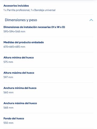 Horno Balay Multifunción 60cm