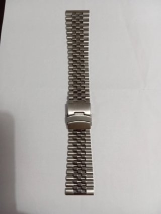 Correa de reloj de metal plateada 30 mm