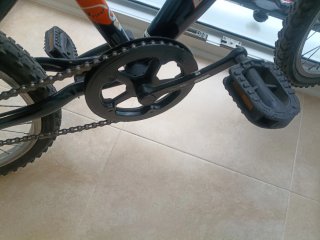Bicicleta 20 Negra y Naranja