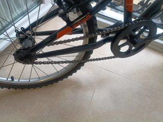 Bicicleta 20 Negra y Naranja